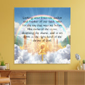 Hebräisch 12:2 leinwanddruck (Insitu (Wohnzimmer))