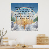 Hebräisch 12:2 poster (Küche)