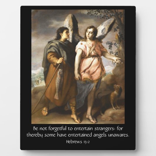 Hebräisch 13:2 fotoplatte (Vorderseite)