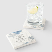 Hebräisch 13:5 NIE Verlass ich dir Steinuntersetzer (Seitenansicht)