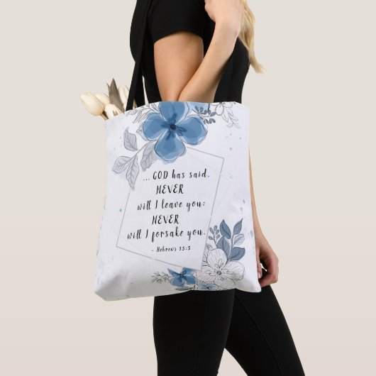 Hebräisch 13:5 NIE Verlass ich dir Tasche (Von Nahem)