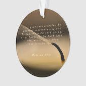 Hebräisch 13:5 ornament (Vorderseite)