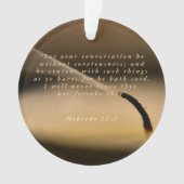 Hebräisch 13:5 ornament (Vorderseite)