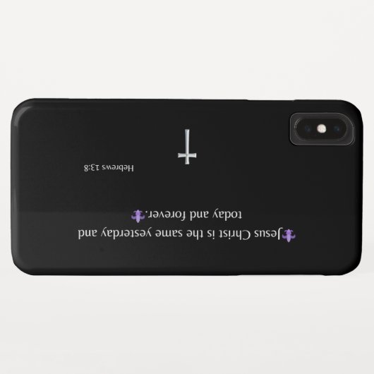Hebräisch 13:8 Bibel Verse iPhone/iPad Gehäuse Case-Mate iPhone Hülle (Rückseite (Horizontal))