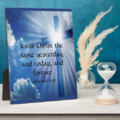 Hebräisch 13:8 fotoplatte (Seite)