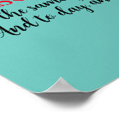 Hebräisch 13:8 "Jesus Christus ist dasselbe.." Poster (Ecke)