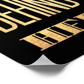 Hebräisch 16:9-Firmen und Sicherer Anker des Souls Poster (Ecke)