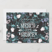 Hebräisch 4:16 zitiert schwarz dankeskarte (Vorderseite)