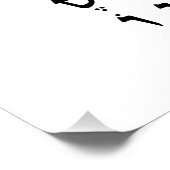 Hebräisch Alphabet mit jüdischer Nikkud-Bildung Poster (Ecke)