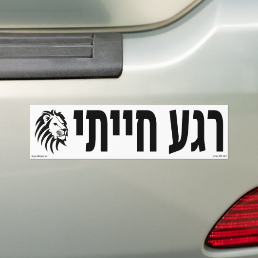 Hebräisch Autoaufkleber (Auf Auto)
