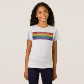 Hebräisch erstellt gemäß ihrem LGBTQ T-Shirt (Vorne ganz)