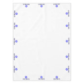 Hebräisch Happy Passover Star of David (SML) Pessa Tischdecke (Vorderseite)