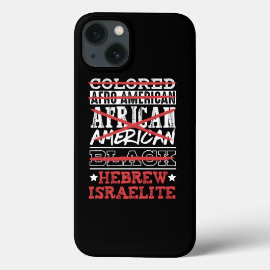 Hebräisch Israelite IM nicht gefärbt Afroamerikane Case-Mate iPhone Hülle (Rückseite)