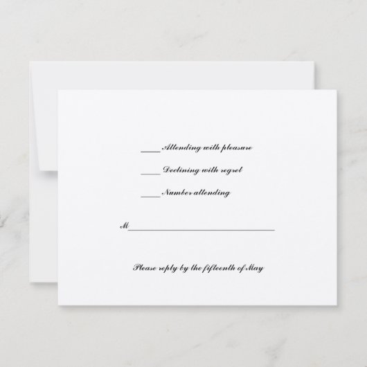 Hebräisch jüdische Hochzeit RSVP Ivory Metallic (Vorderseite)