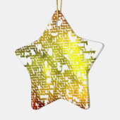 Hebräisch Keramik Ornament (Links)