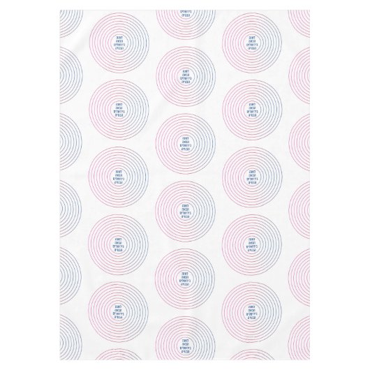 Hebräisch nächstes Jahr in Jerusalem - Pesach-Pess Tischdecke (Vorderseite)