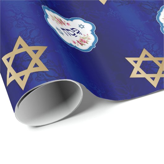 Hebräisch "Pesach" Text Pessach Geschenkpapier (Rolleneckpunkt)