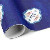Hebräisch "Pesach" Text Pessach Geschenkpapier (Rolleneckpunkt)