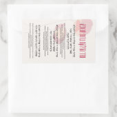 Hebräisch und Englisch für Hanukkah Rechteckiger Aufkleber (Tasche)