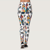 Hebräisch: Wir haben eine Stimme! Jüdischer femini Leggings (Rückseite)