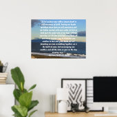 Hebräische 10:22-25 poster (Heimbüro)