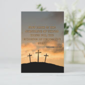 Hebräische 11:1 KJV Bible Verse Pic Flat Begrüßung Karte (Stehend Vorderseite)