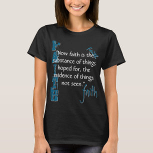 Hebräische 11:1 Passage T-Shirt