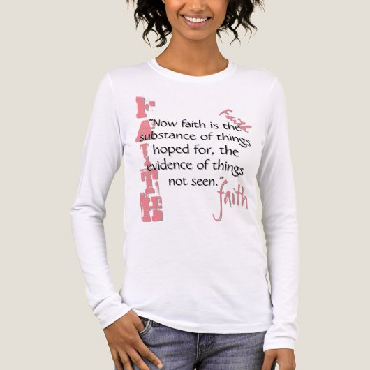 Hebräische 11:1 Passage Tri-Blend Shirt (Vorderseite)