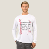 Hebräische 11:1 Passage Tri-Blend Shirt (Vorderseite komplett)