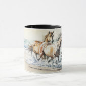 Hebräische 12 1-2 Lauf mit Ausdauerbibelpferd Tasse (Zentrum)