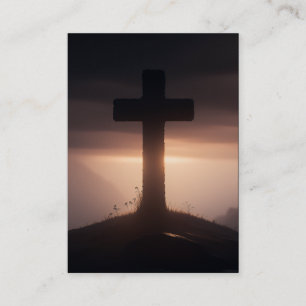 Hebräische 12:2 KJV-Karten - Dunkles beschämendes Visitenkarte