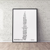 Hebräische 4 12 13 Bibel Verse Kalligraphie Poster