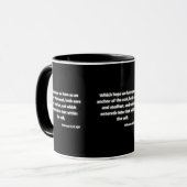 Hebräische 6:19 KJV Bibelschrift Zweittonleiter-Ta Tasse (Vorderseite Links)