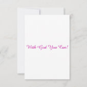 Hebräische 7:12 KJV Bible Verse Pic Flat Begrüßung Karte (Rückseite)