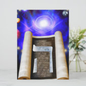 Hebräische Alphabet-Einladung Einladung (Stehend Vorderseite)