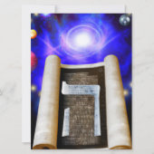 Hebräische Alphabet-Einladung Einladung (Vorderseite)