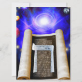 Hebräische Alphabet-Einladung Einladung (Vorderseite)