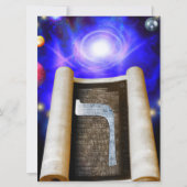 Hebräische Alphabet-Einladung Einladung (Vorderseite)