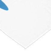 Hebräische Buchstaben Alef-Einsatz Tischdecke (Schrägansicht)