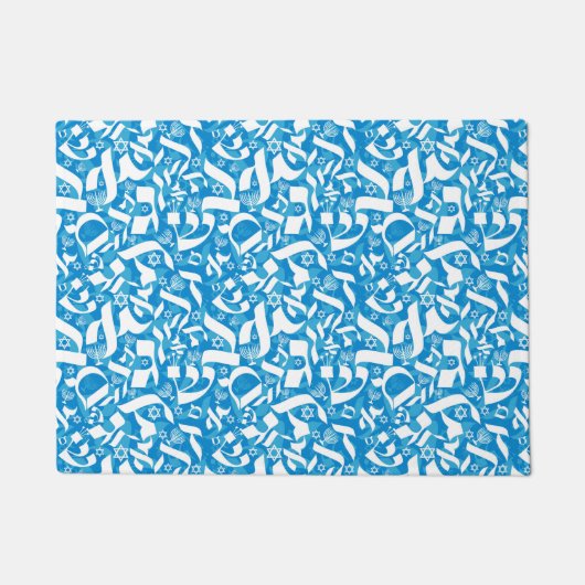 Hebräische Buchstaben Doormat - Maßgeschneiderte G Fußmatte (Vorderseite)