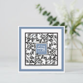 Hebräische Dankbarkeit & Segen simuliertes PapierC Dankeskarte (Stehend Vorderseite)