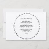 Hebräische Einladung zur Hochzeit jüdischer Frauen (Vorderseite)