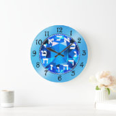 Hebräische große Uhr (Zuhause)