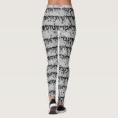 Hebräische Leggings - Graphit (Rückseite)