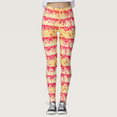 Hebräische Leggings - Rose (Vorderseite)