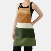 Hebräische Personalisiert Stripe All-over-Print-Sc Schürze (InSitu)