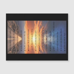 Hebräische Psalmen 91 Magnet