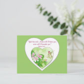 Hebräische Schrift 19:5 Ich werde dir nie verlasse Postkarte (Stehend Vorderseite)