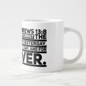 Hebräische Tasse 13:8 Jumbo (Rechts)