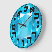 Hebräische Zahlen Gem Runde Uhr (Winkel)